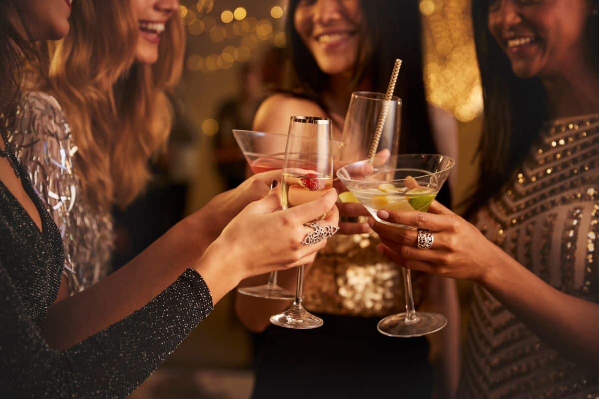 Fond cocktail