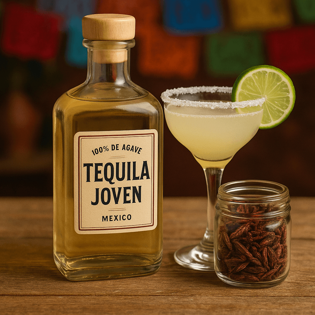 Blend of blanco and aged tequila (or coloring/flavoring). Used in popular cocktails.