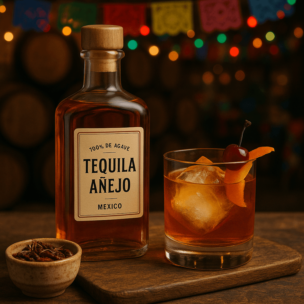 Aged 1 to 3 years. Aromas of chocolate, spices, leather. Profile close to whisky.
