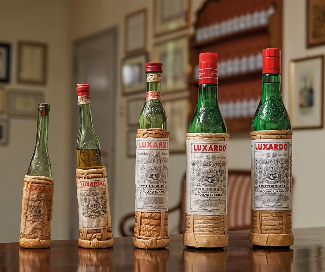 Luxardo : Iconic Italian brand founded in 1821, renowned for its high-quality handcrafted liqueurs, including the famous Maraschino.