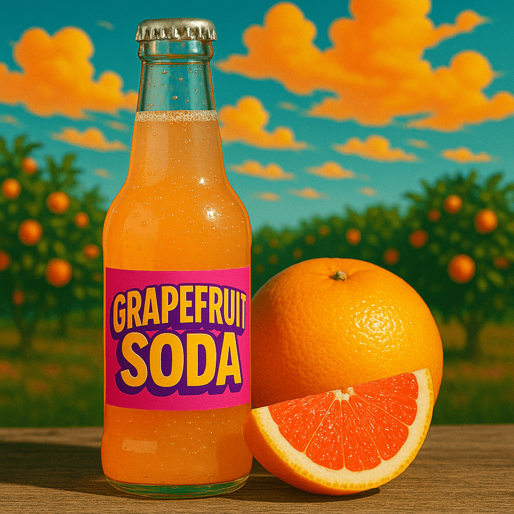 Grapefruit Soda with natural flavors