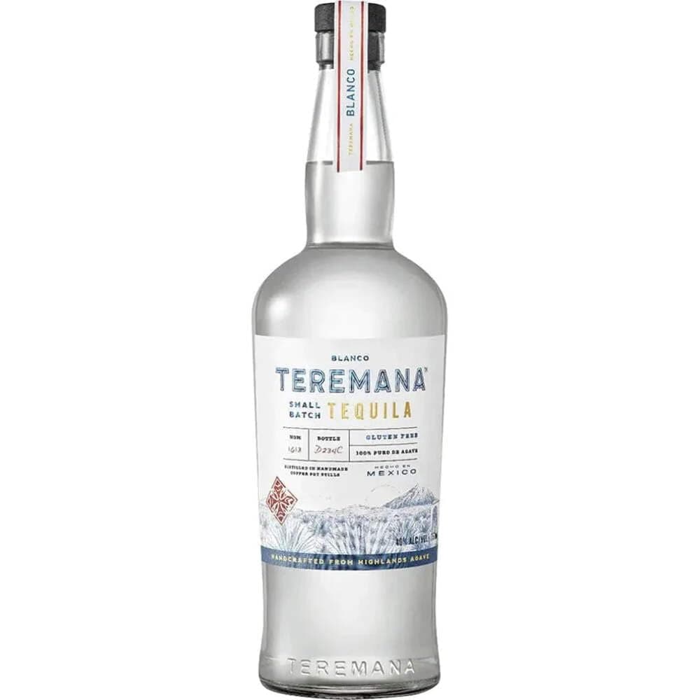 Teremana Tequila Blanco : A vibrant, citrus-forward flavor, this unaged tequila is perfect for cocktails or sipping neat. Crafted with love and expertise at Dwayne “The Rock” Johnson’s distillery in Jalisco.