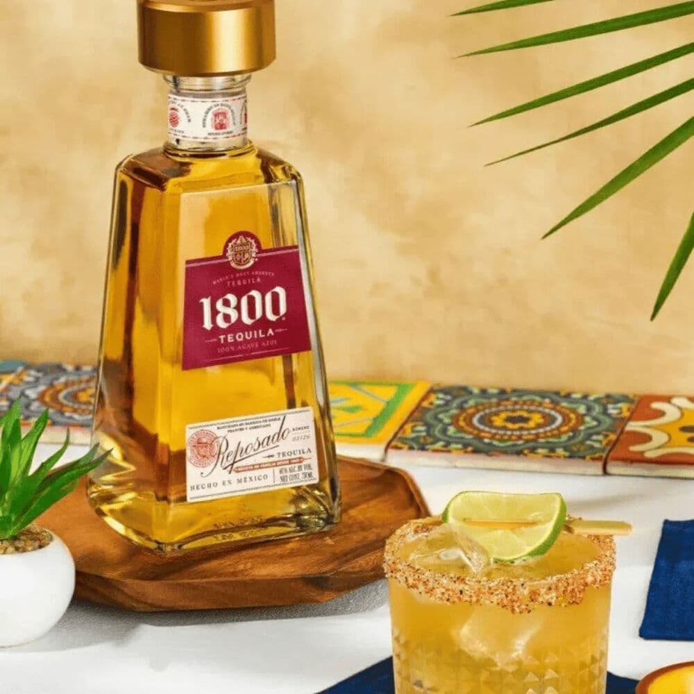 1800 : Mexican tequila brand produced in Jalisco from 100% blue agave. Named after the year tequila was first aged in oak casks, the brand is now distributed worldwide.