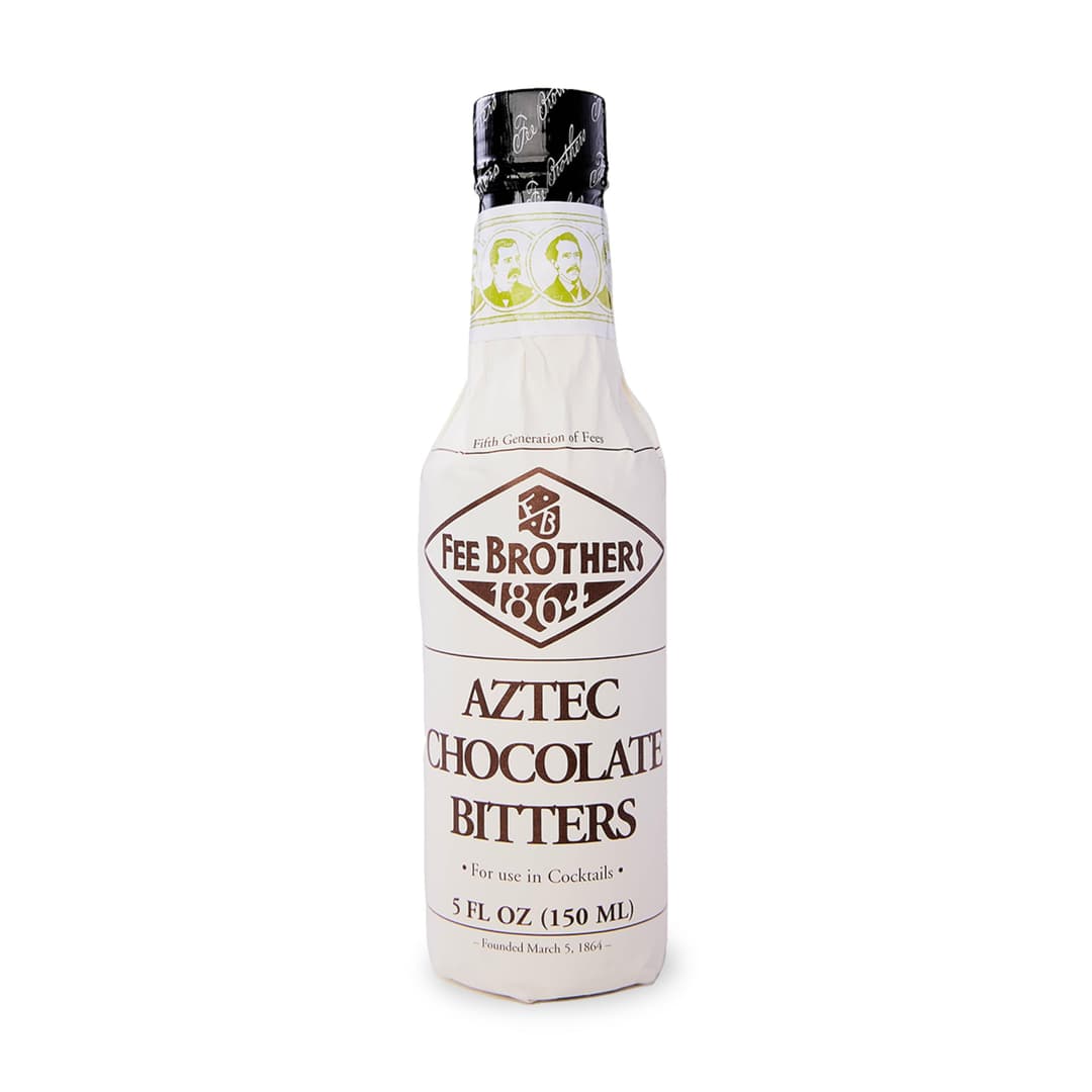 Fee Brothers Aztec Chocolate Bitters : Blends rich cocoa with warm spices inspired by ancient Aztec traditions. This non-alcoholic bitter adds depth, warmth, and complexity to cocktails made with whiskey, rum, or tequila.